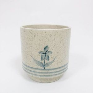 Vintage Boho Floral Ceramic Planter